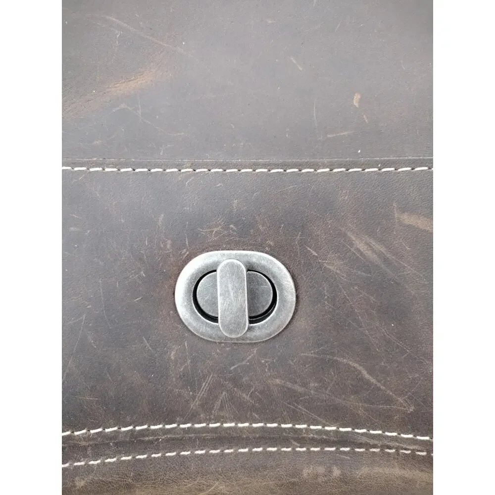 Handmade vintage brown